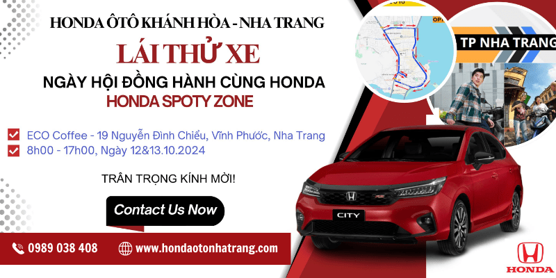 0989 038 408 1 (Chương trình tháng 10) Honda Sporty Zone - Dấu ấn năng động, tự do bung chất chính thức có mặt tại Khánh Hòa