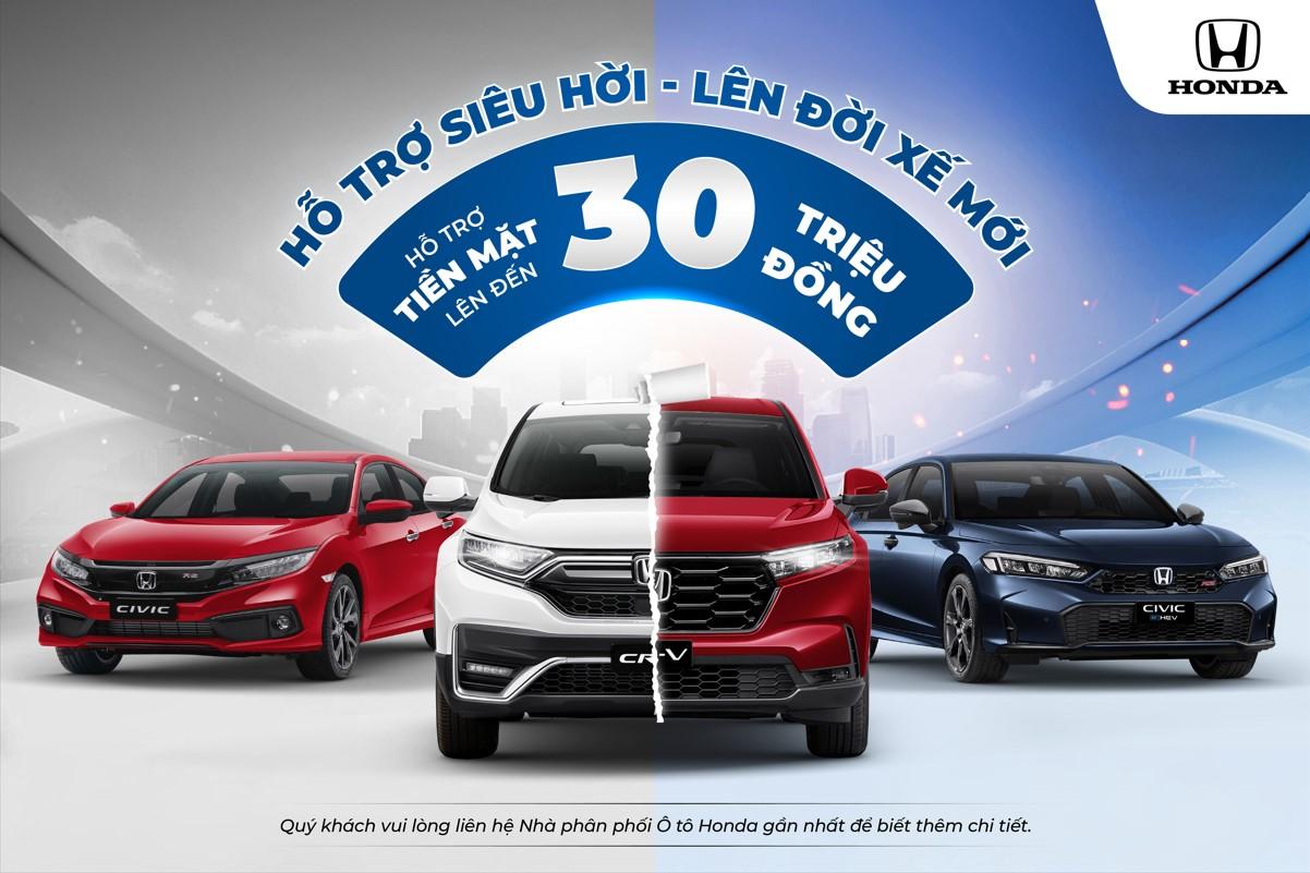 len doi xe moi Chương trình “hỗ trợ siêu hời – lên đời xế mới” - đổi xe chính hãng Honda