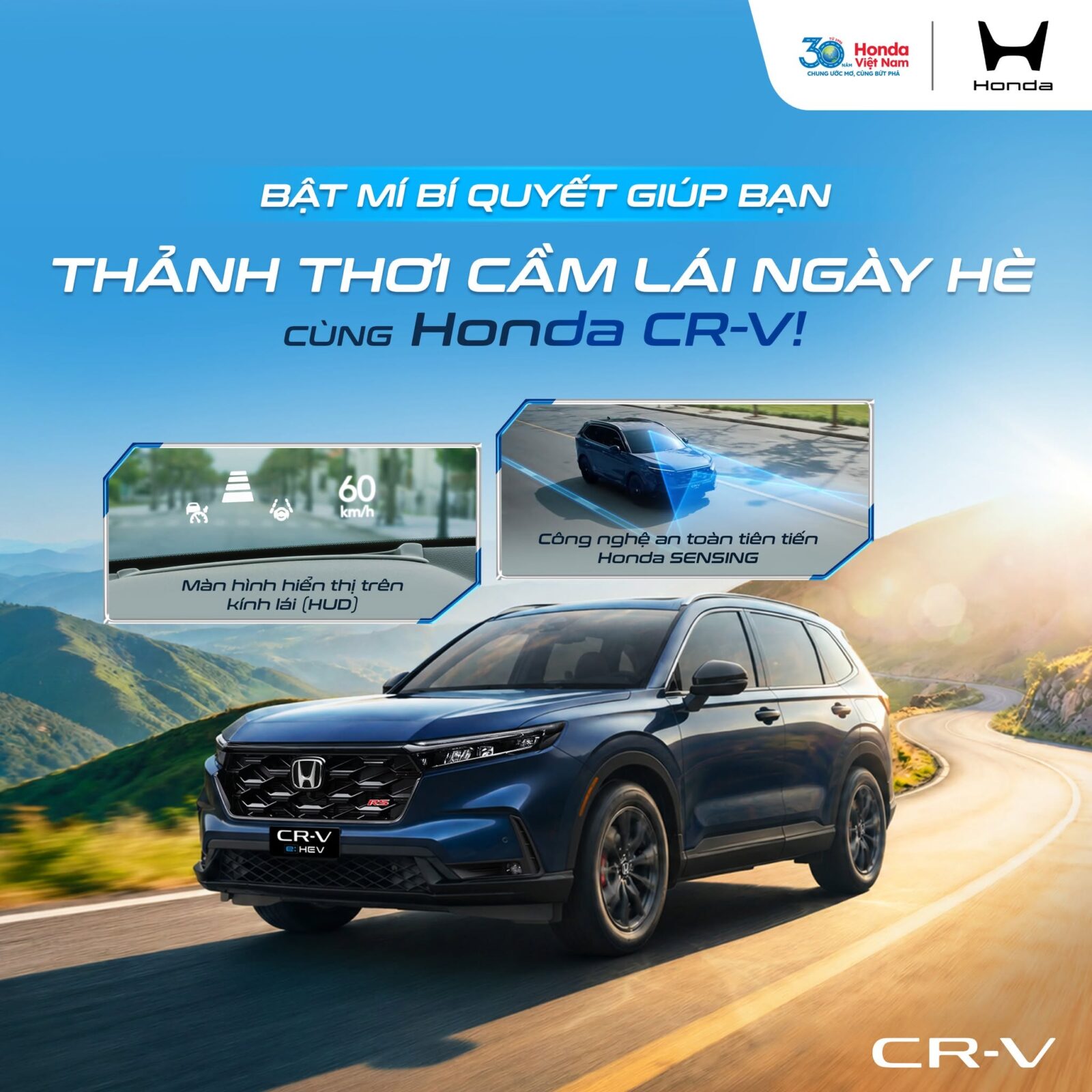 hondacrv thanhthoi Thảnh thơi cầm lái "Ngày hè" cùng Honda CR-V