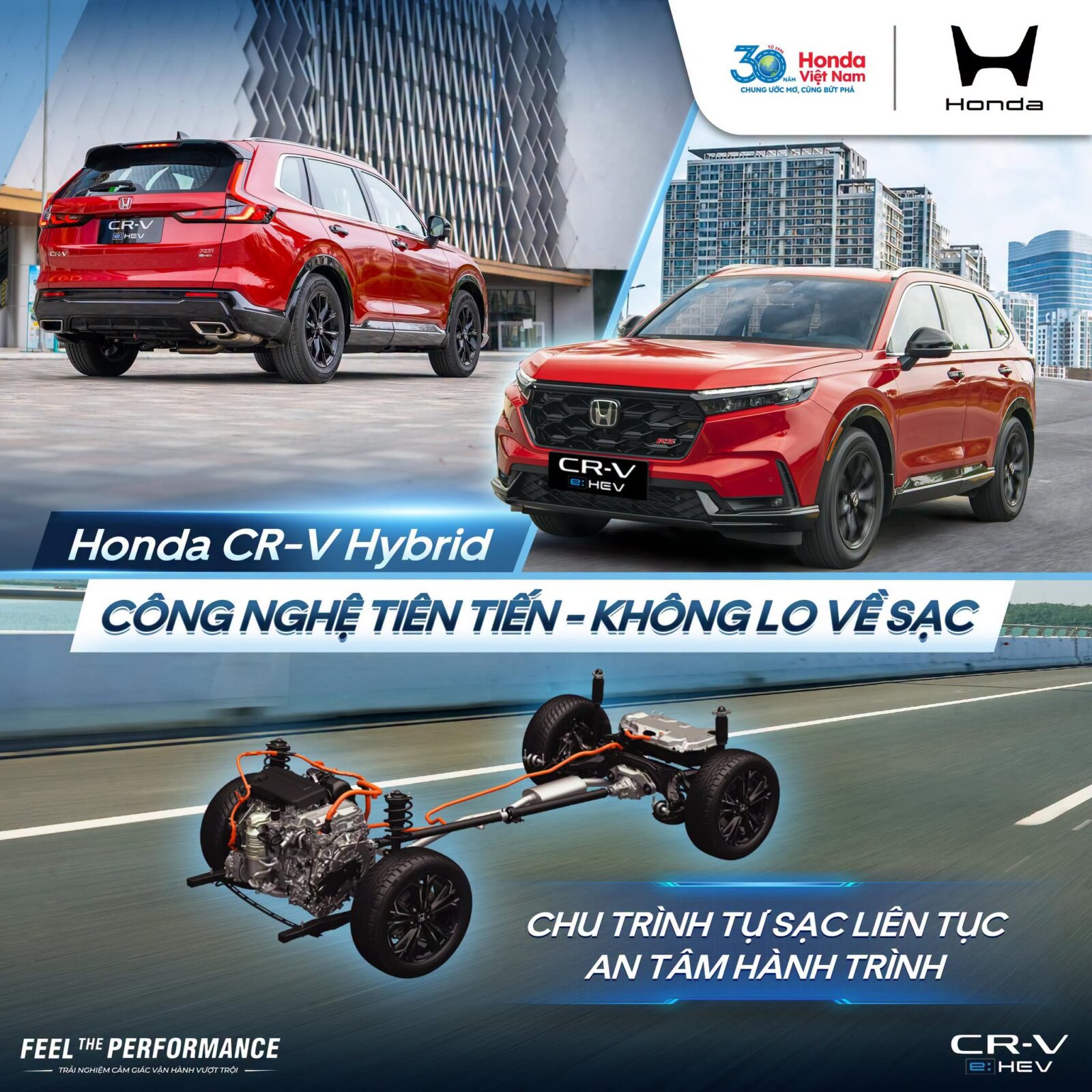 crv hybrid Honda CR-V Hybrid CÔNG NGHỆ TIÊN TIẾN - KHÔNG LO VỀ SẠC